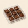 Disposable Plastic PET Square Blister Tray for Chocolate