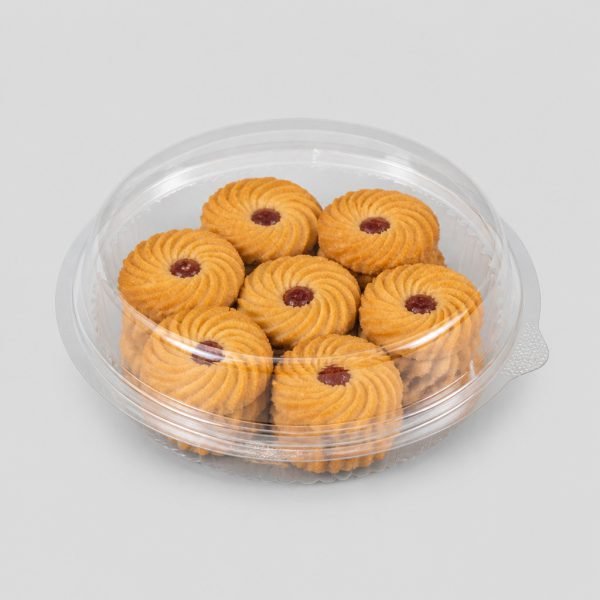 Disposable Transparent Round Blister PET Container