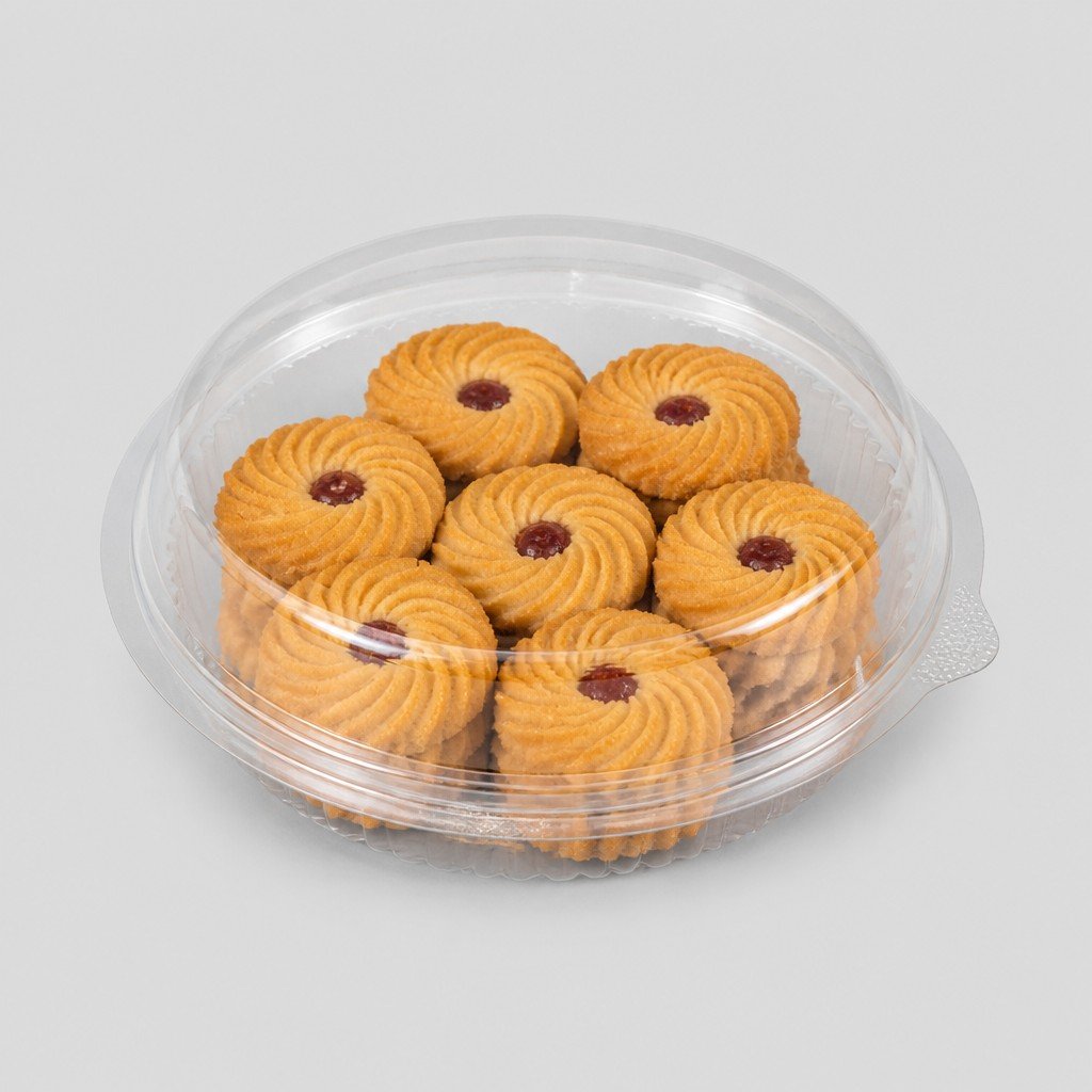 Disposable Transparent Round Blister PET Container