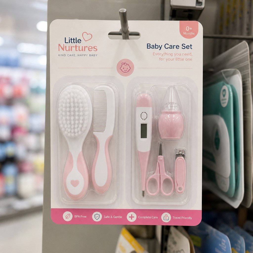 blister packaging on retail display shelf