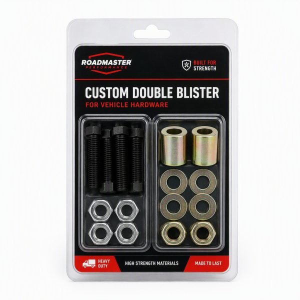Custom Double Blister for Vehicle Hardware