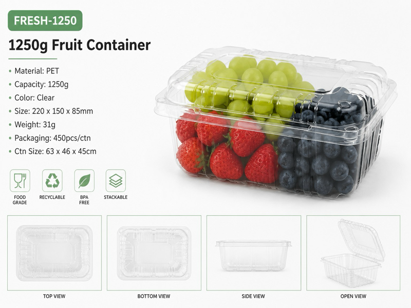 fruit container for e-commerce