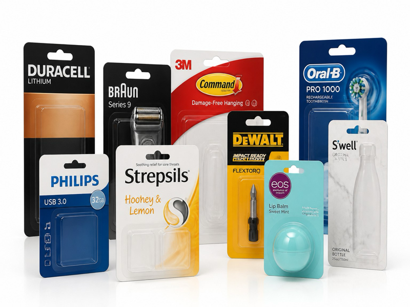 custom blister card packaging export