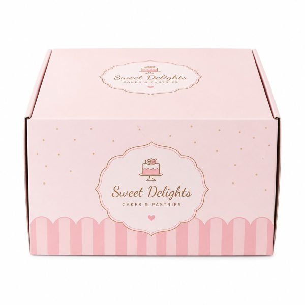 Custom Folding Carton for Bakery Cakes