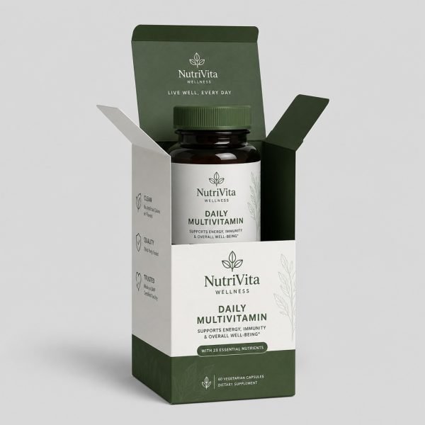 Custom Folding Carton for Health Supplements