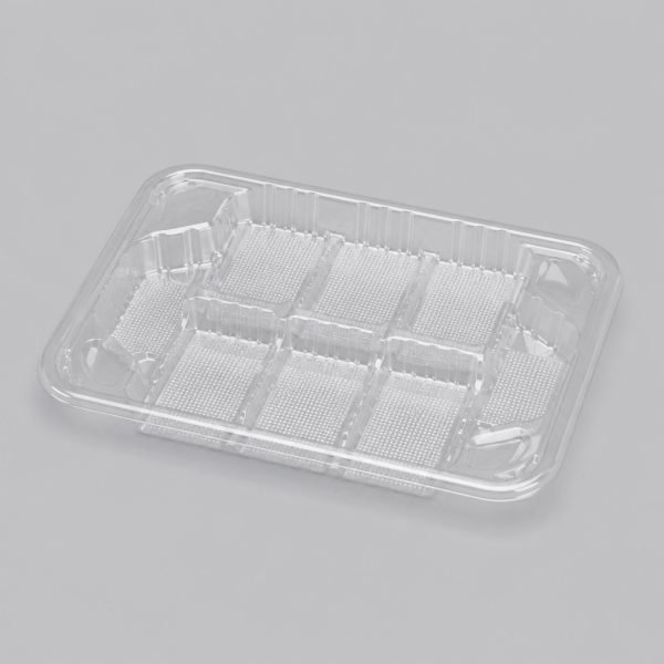 Food Grade 0.62mm PET Disposable Clear Blister Tray