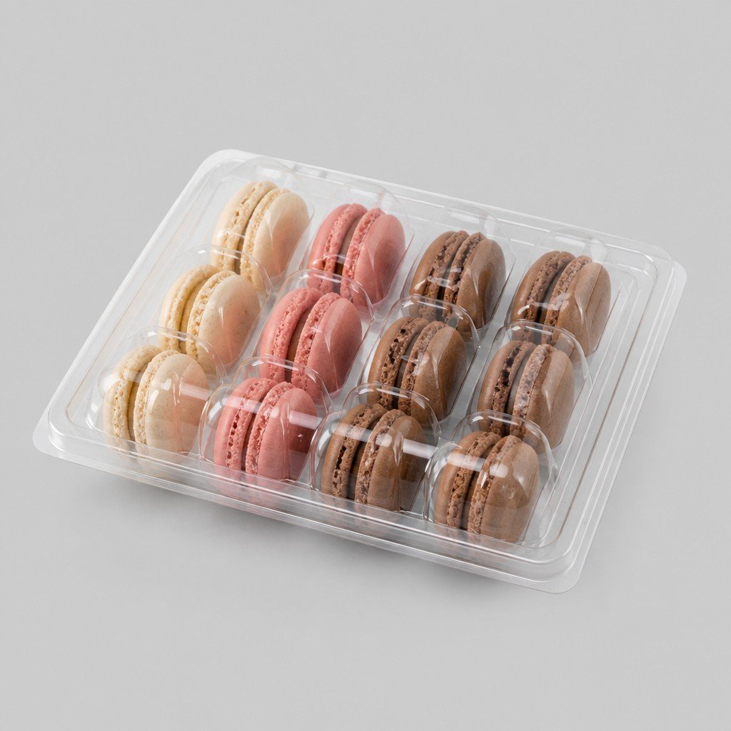 Food Grade 0.62mm PET Disposable Clear Blister Tray
