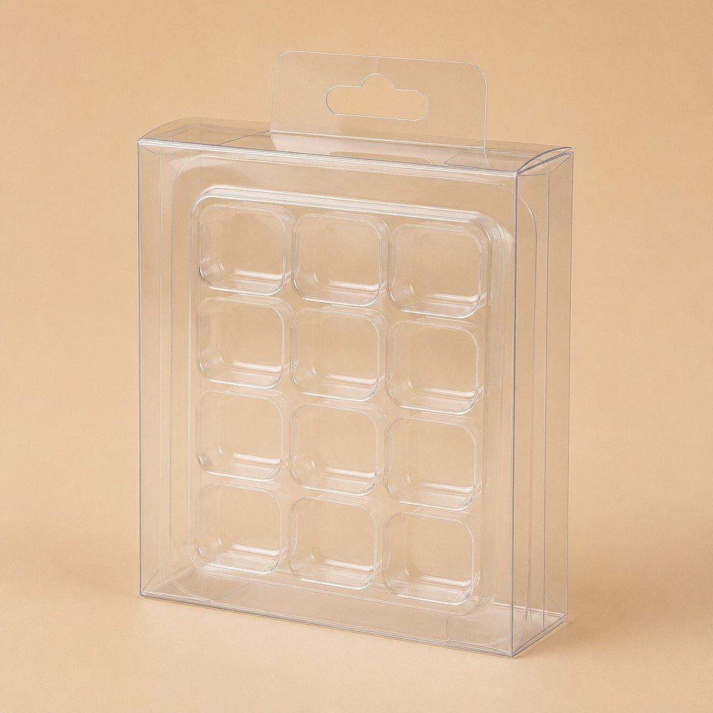 Food Grade PET Clear Box with Blister Tray Insert