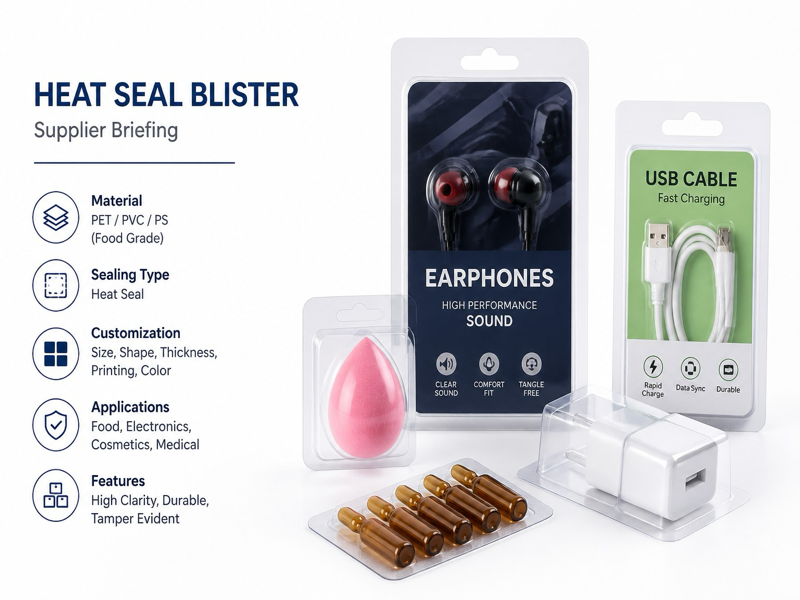 heat seal blister for food