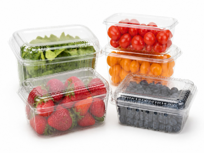 plastic food container for food service