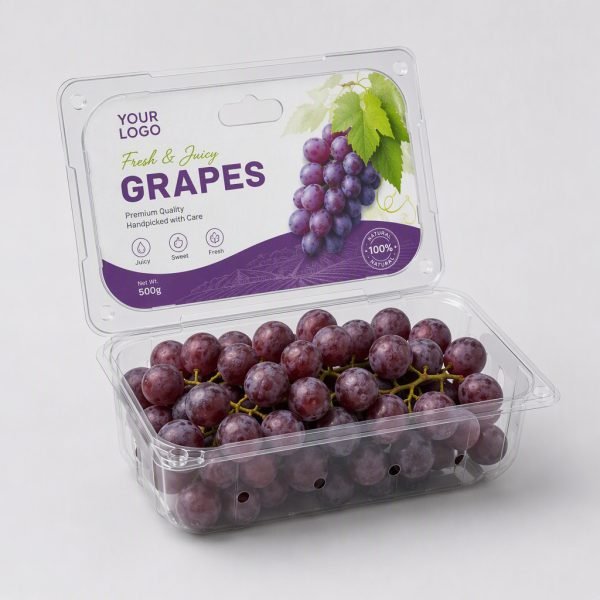 Custom Fruit Clamshell for Grapes