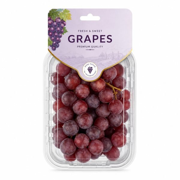Custom Fruit Clamshell for Grapes