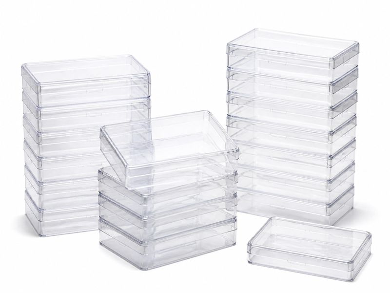 fully transparent plastic box wholesale