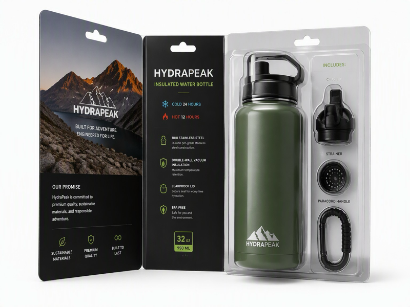 tri-fold blister packaging for gifts