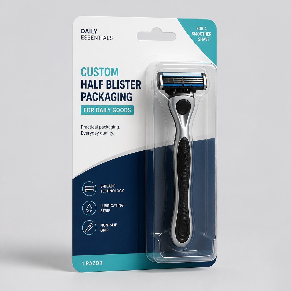 Custom Half Blister Packaging for Daily Goods