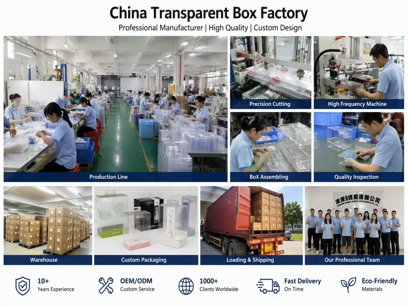 fully transparent plastic box lead time