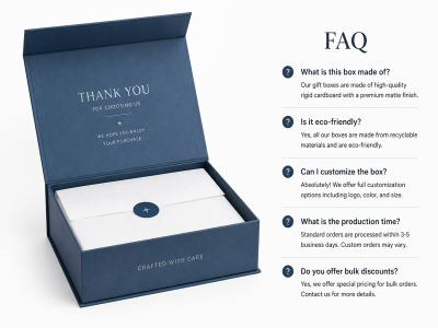 rigid gift box lead time