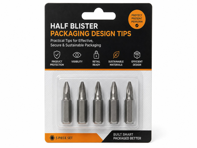 custom custom half blister packaging cost