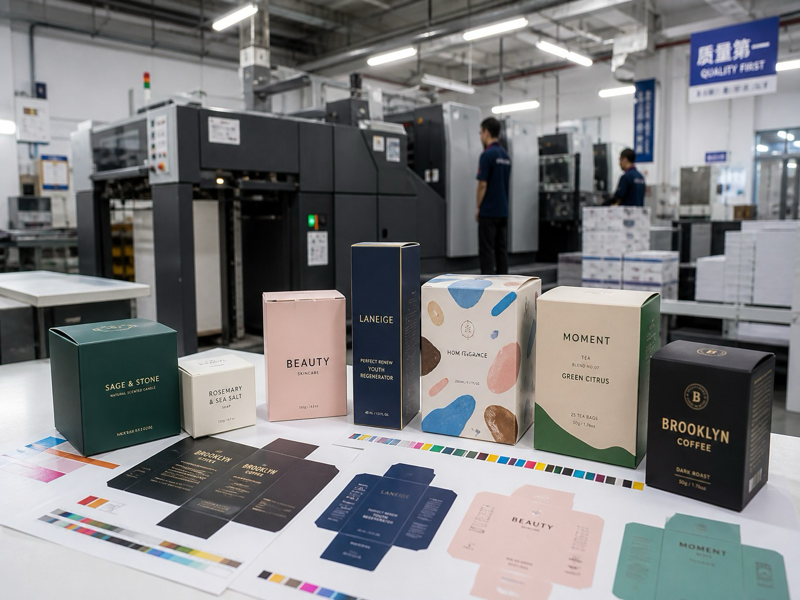 custom printed folding box manufacturer