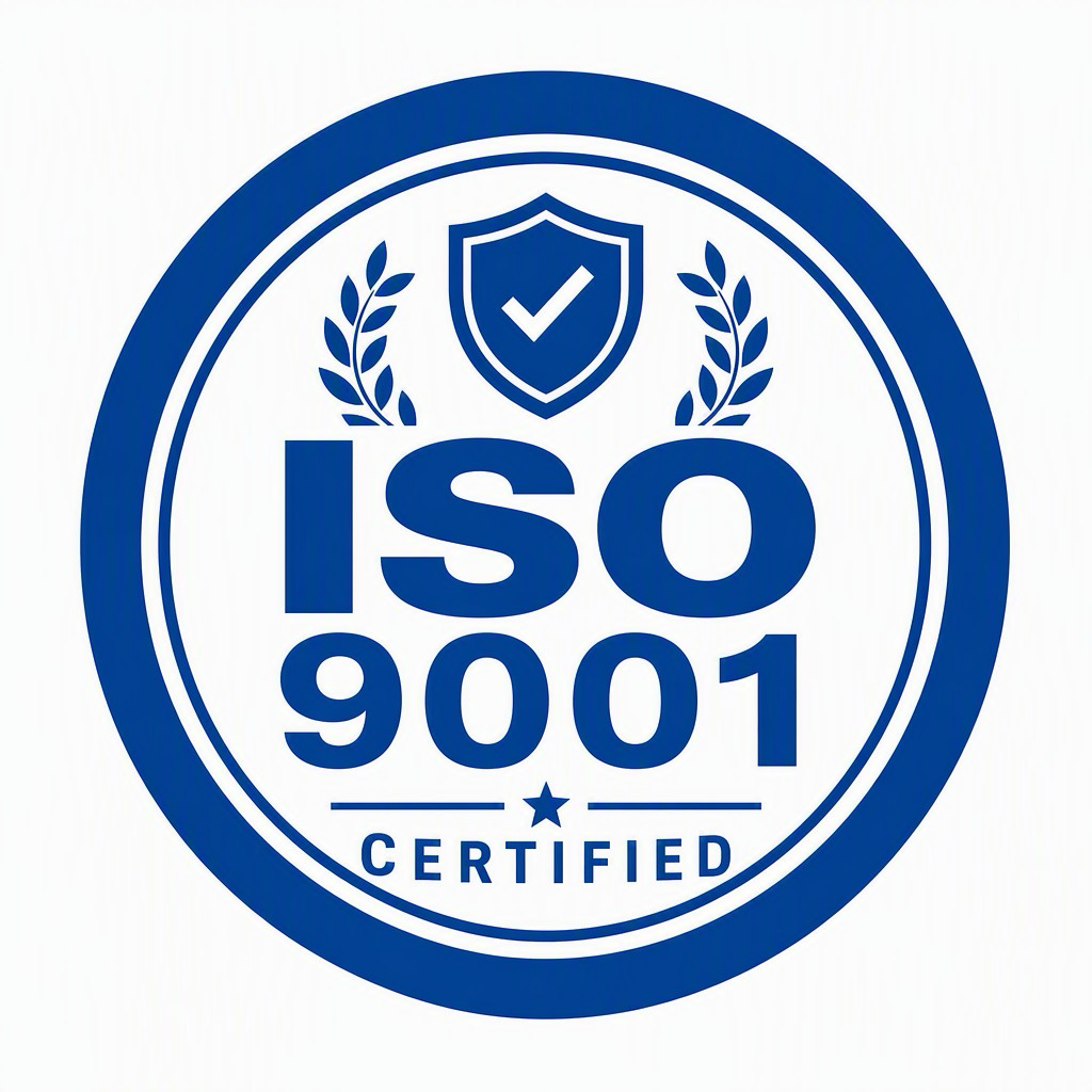 ISO 9001 quality management system certified