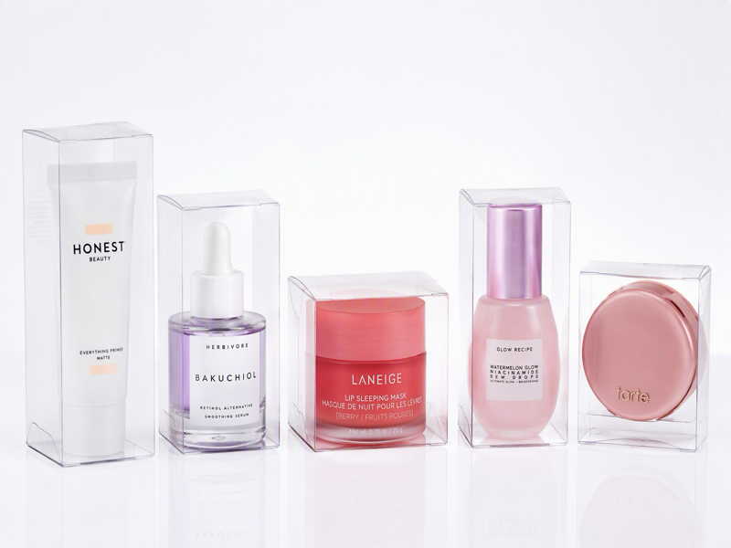 fully transparent plastic box for jewelry