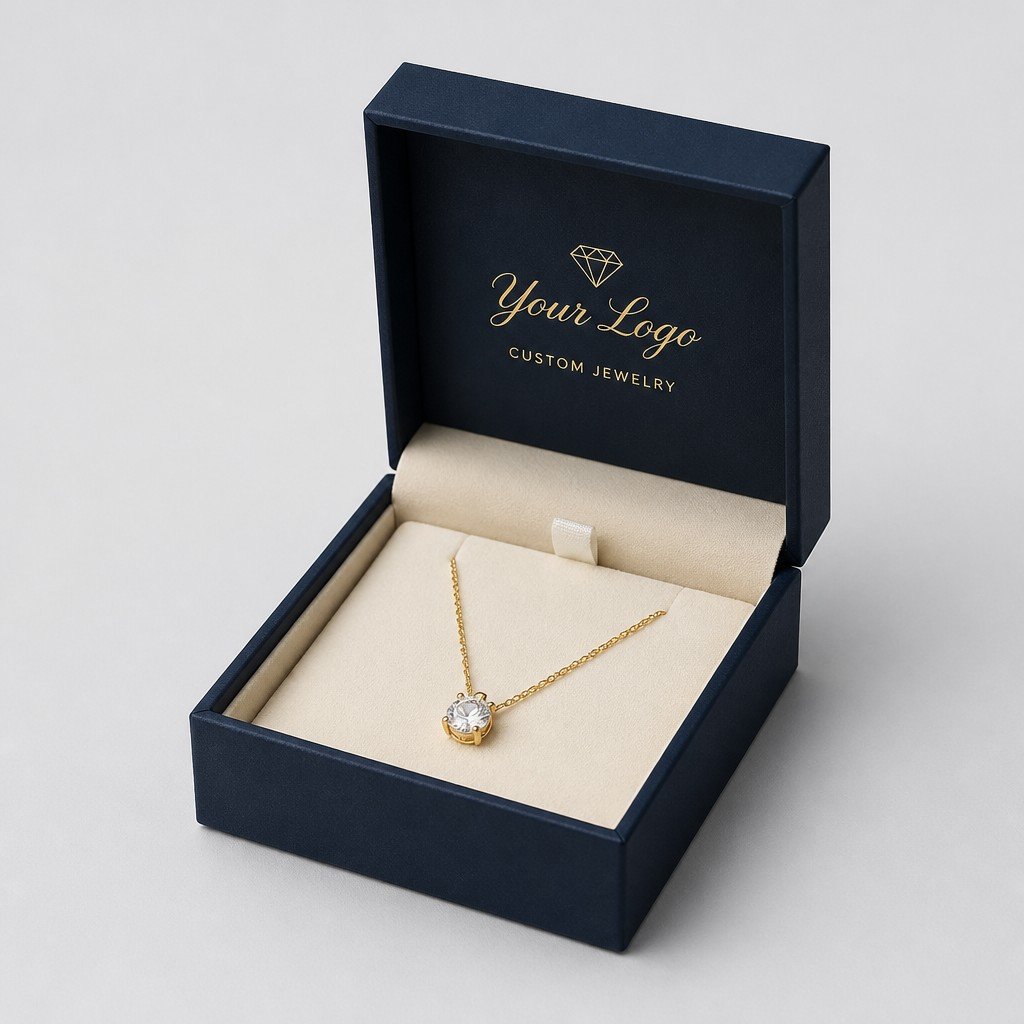 Custom Jewelry Rigid Gift Box