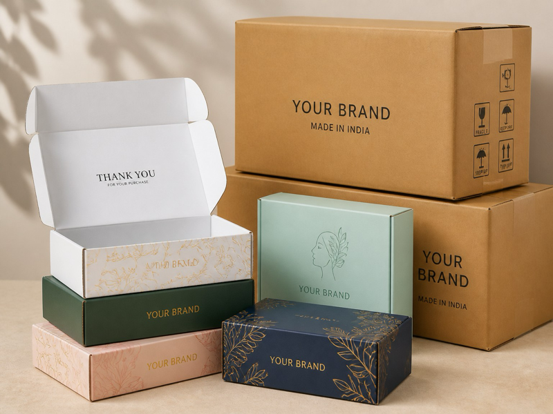 custom printed folding box material