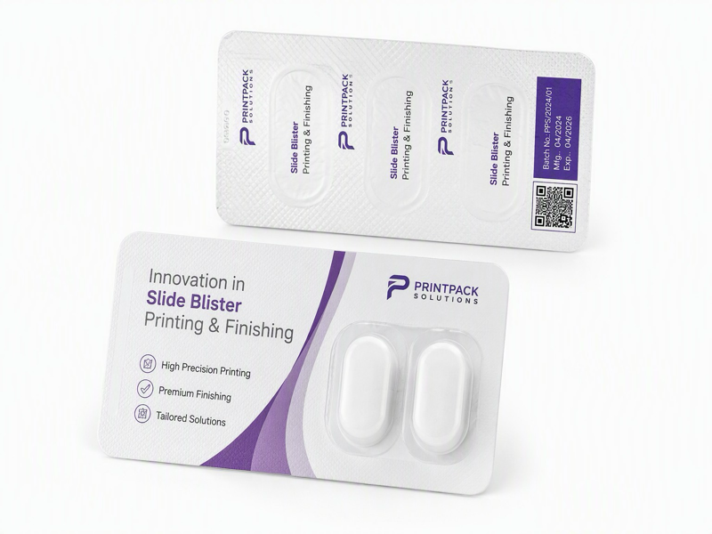 slide blister packaging material
