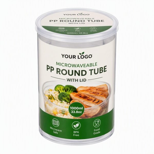 Custom Microwavable PP Round Tube