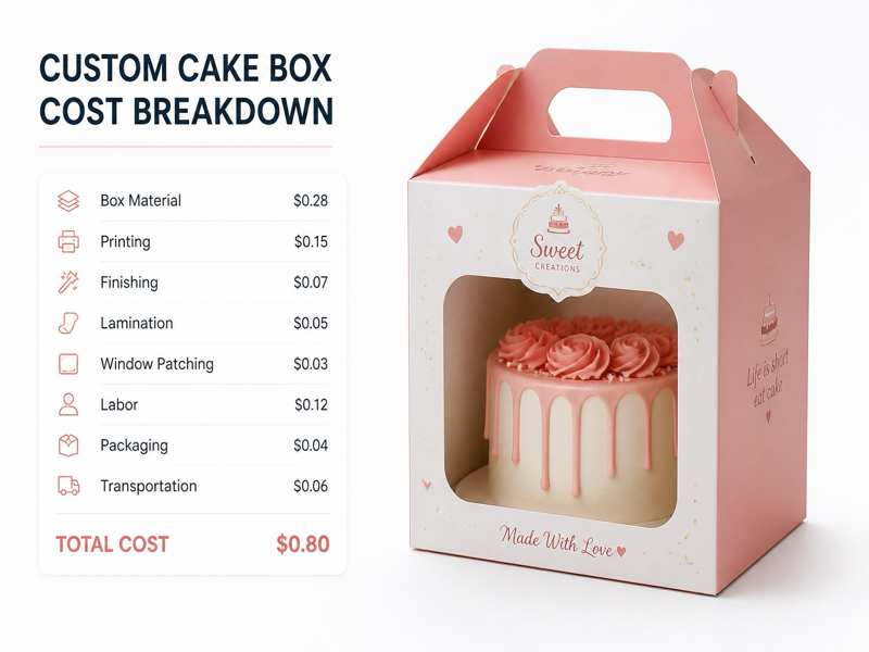 blister cake box MOQ