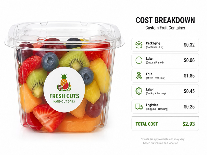 fruit container MOQ