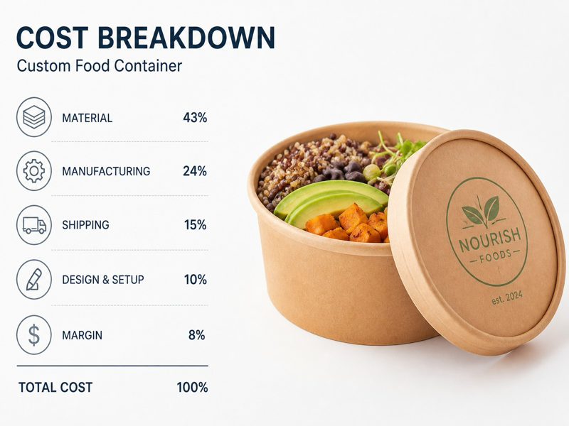 plastic food container MOQ