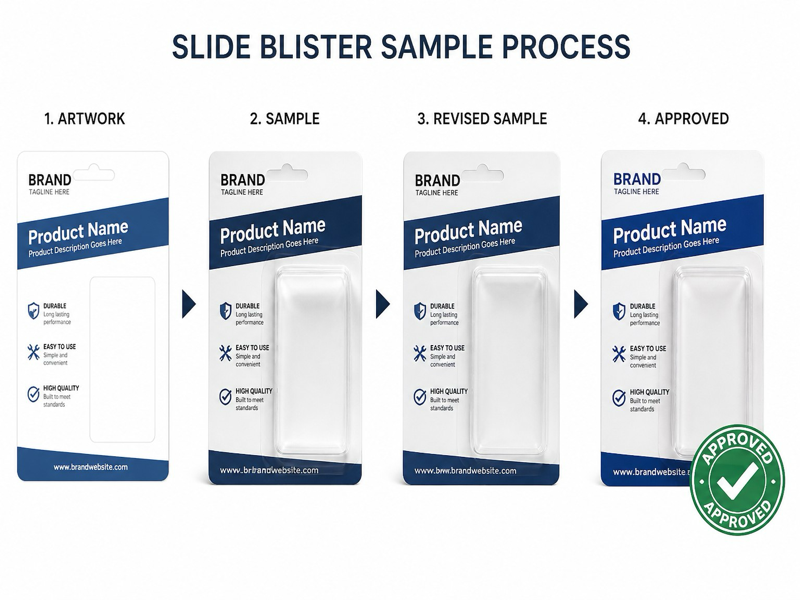 slide blister packaging MOQ