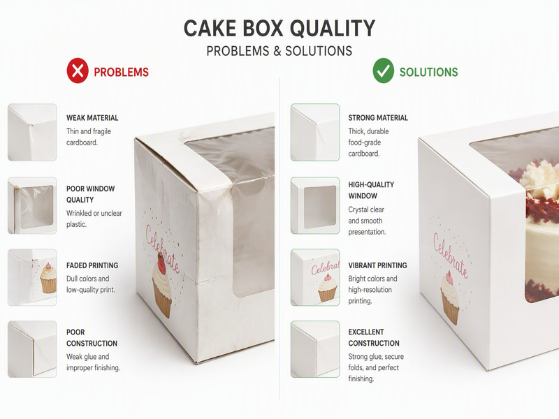 OEM custom blister cake box