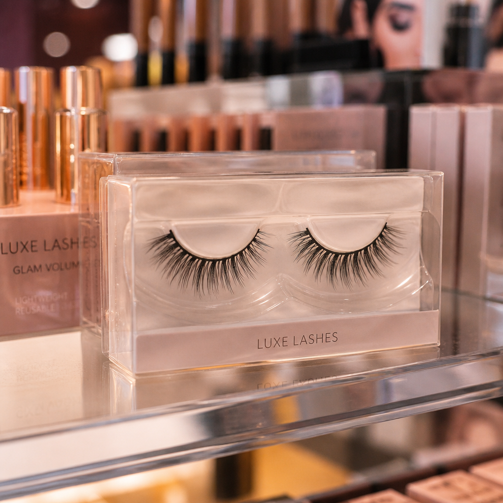 Custom Printed Clear Folding Box for False Eyelashes