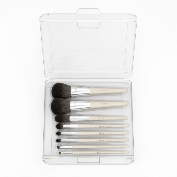Custom Clear Plastic Box for Makeup Brushes