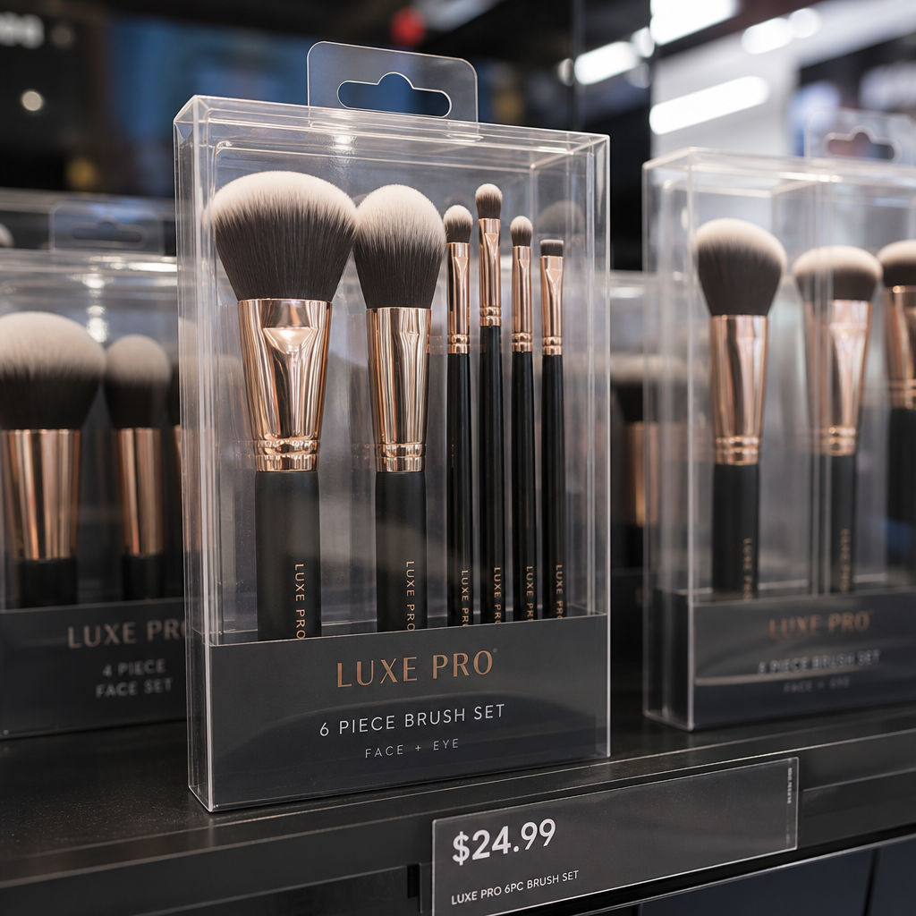 Custom Clear Plastic Box for Makeup Brushes