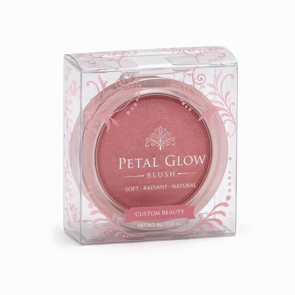 Custom Printed Folding Box for Blush and Face Powder