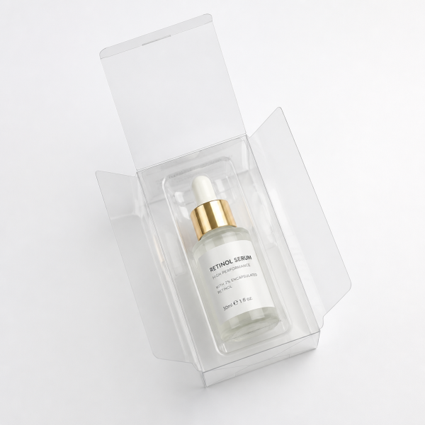 Custom Transparent Box for Skincare Serum