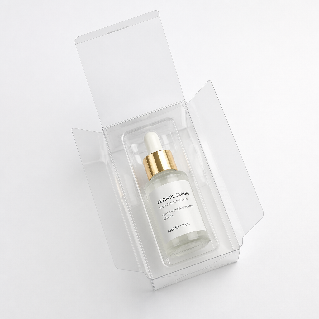 Custom Transparent Box for Skincare Serum