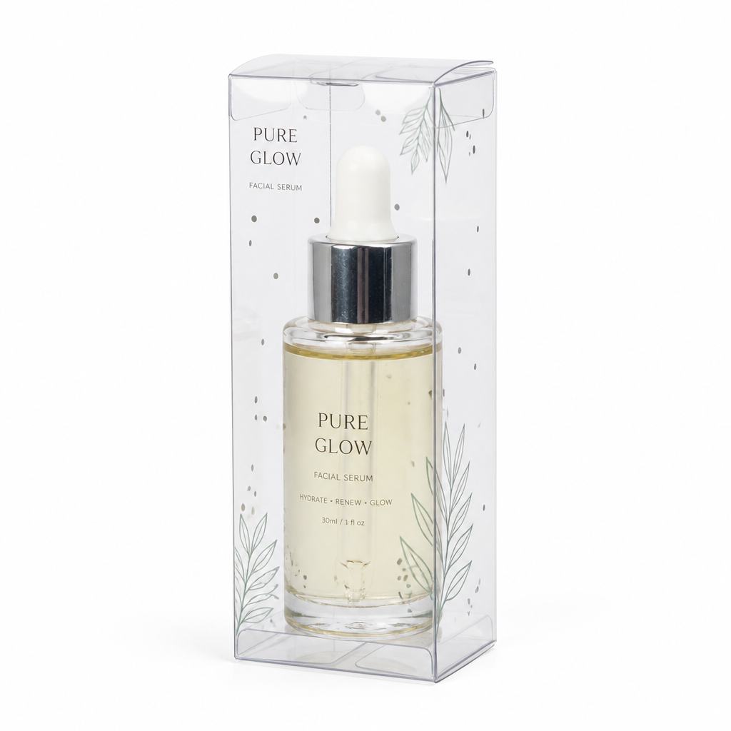 Custom Transparent Box for Skincare Serum