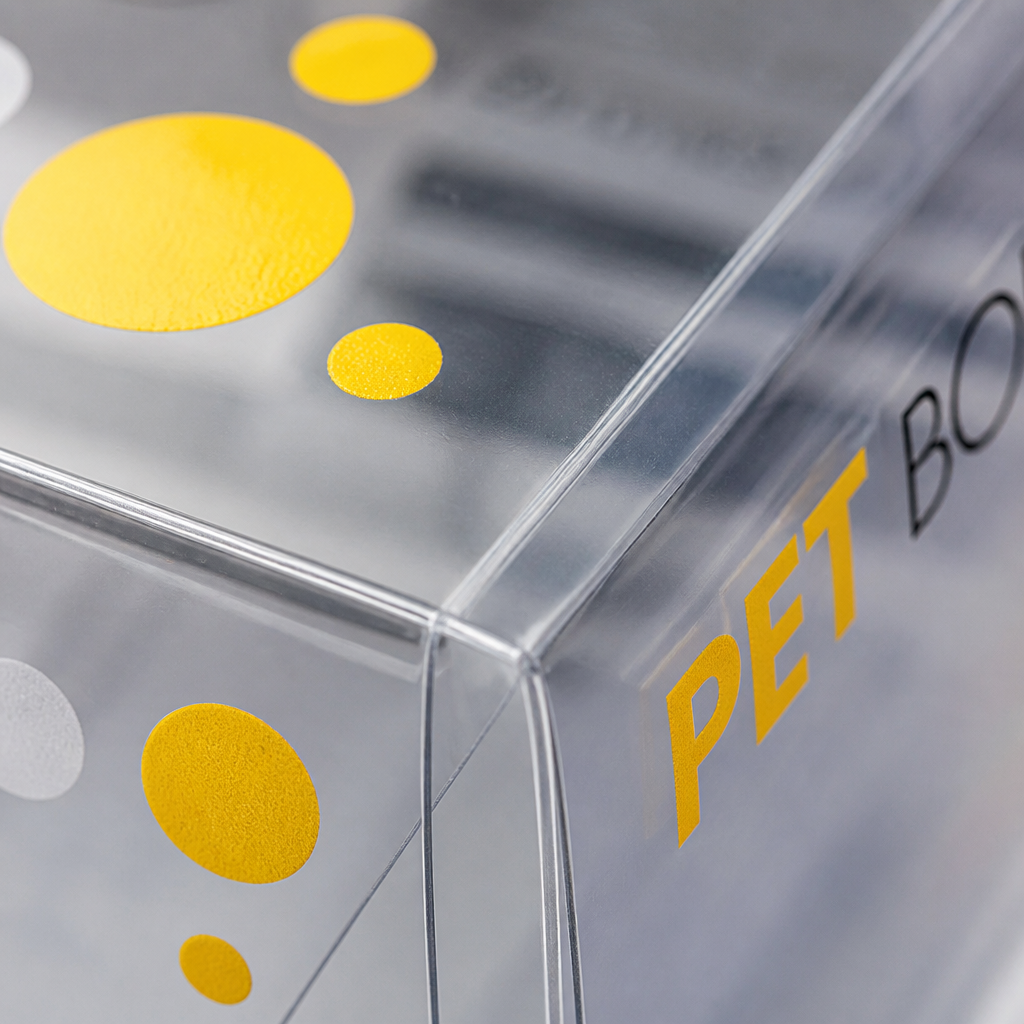 Custom Printed Clear Folding Box for Chocolates
