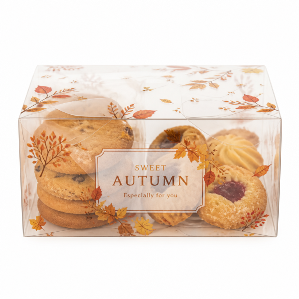 Custom Clear Plastic Box for Cookies and Pastries