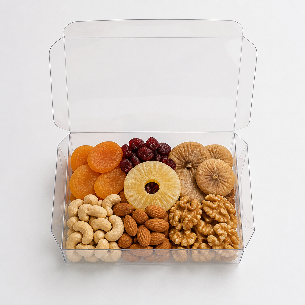 Custom Printed Folding Box for Dried Fruits and Nuts