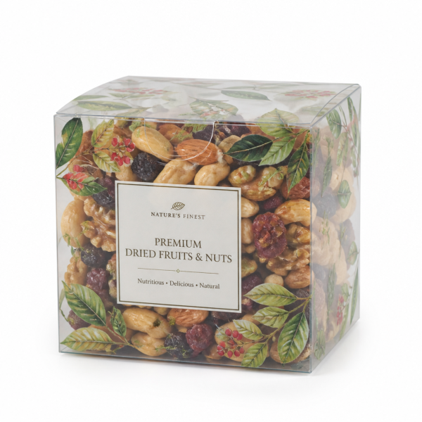 Custom Printed Folding Box for Dried Fruits and Nuts