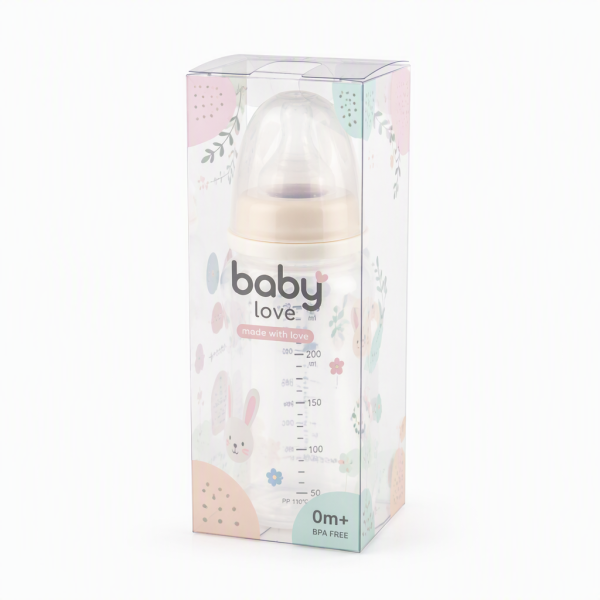 Custom Printed Clear Folding Box for Baby Bottles
