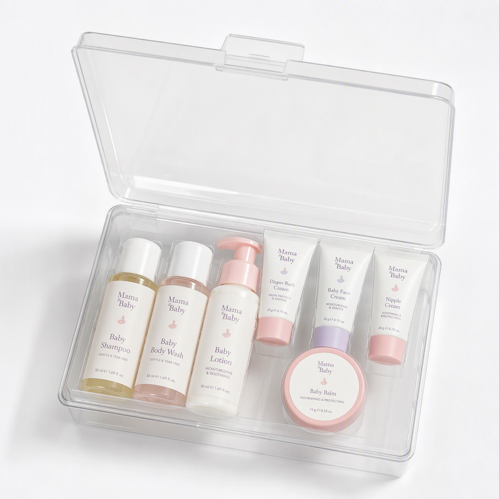 Custom Clear Box for Mother and Baby Care Set