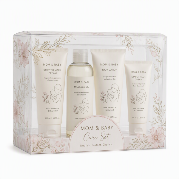 Custom Clear Box for Mother and Baby Care Set