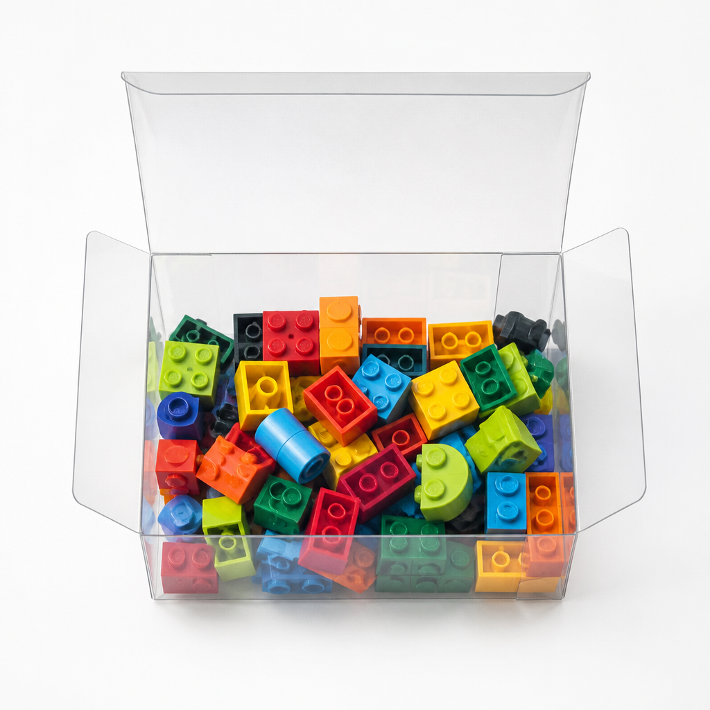 Custom Transparent Box for Building Blocks