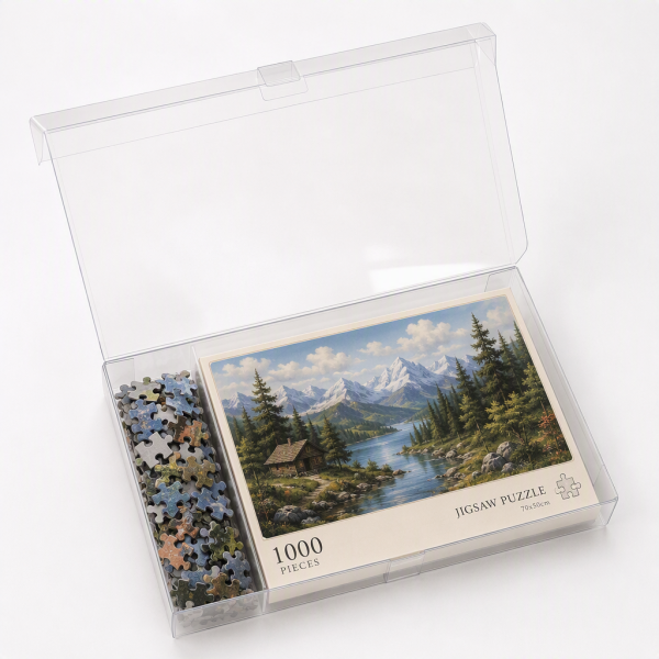 Custom Clear Box for Puzzle Sets